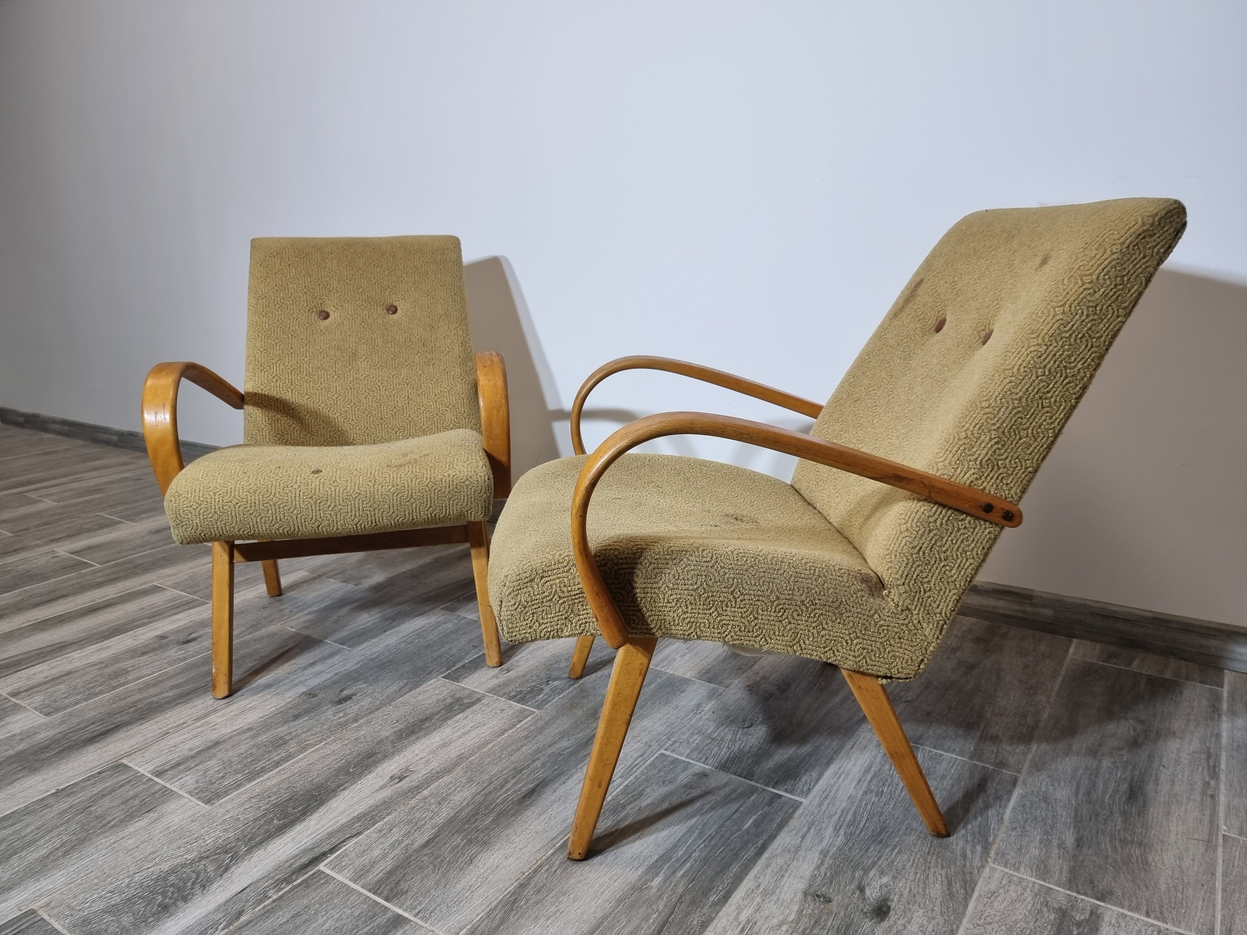 Armchairs by Jaroslav Smidek