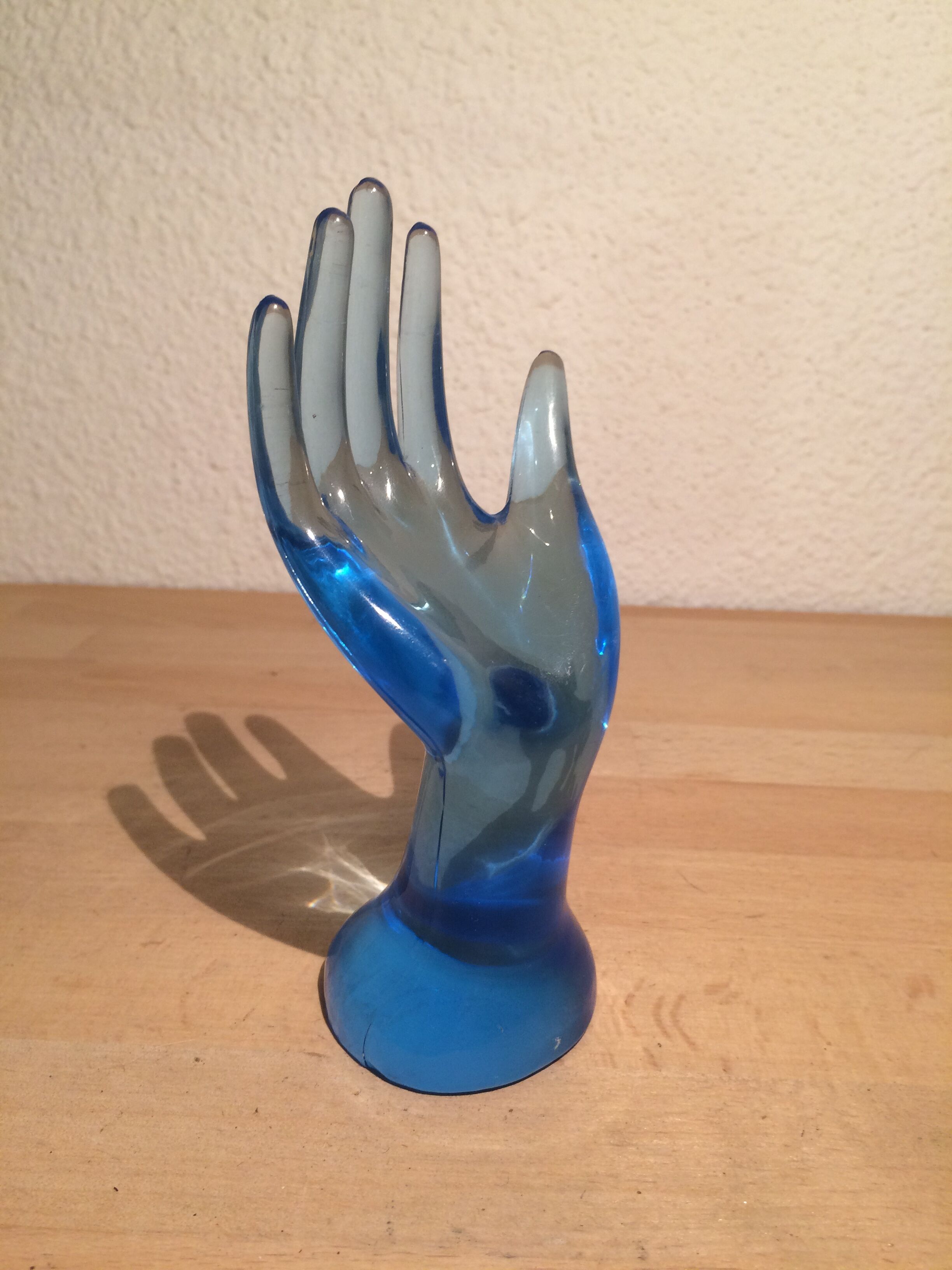 Blue baguier hand