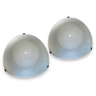 Pair of wall lamps model Utopia 32 - Artemide - 80s