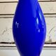 Antique blue glass soliflore