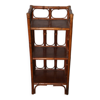 Rattan shelf