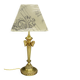 Grande lampe aux têtes de bélier style Louis XVI - bronze doré
