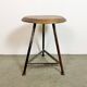 Tabouret d'atelier industriel gris, années 1960