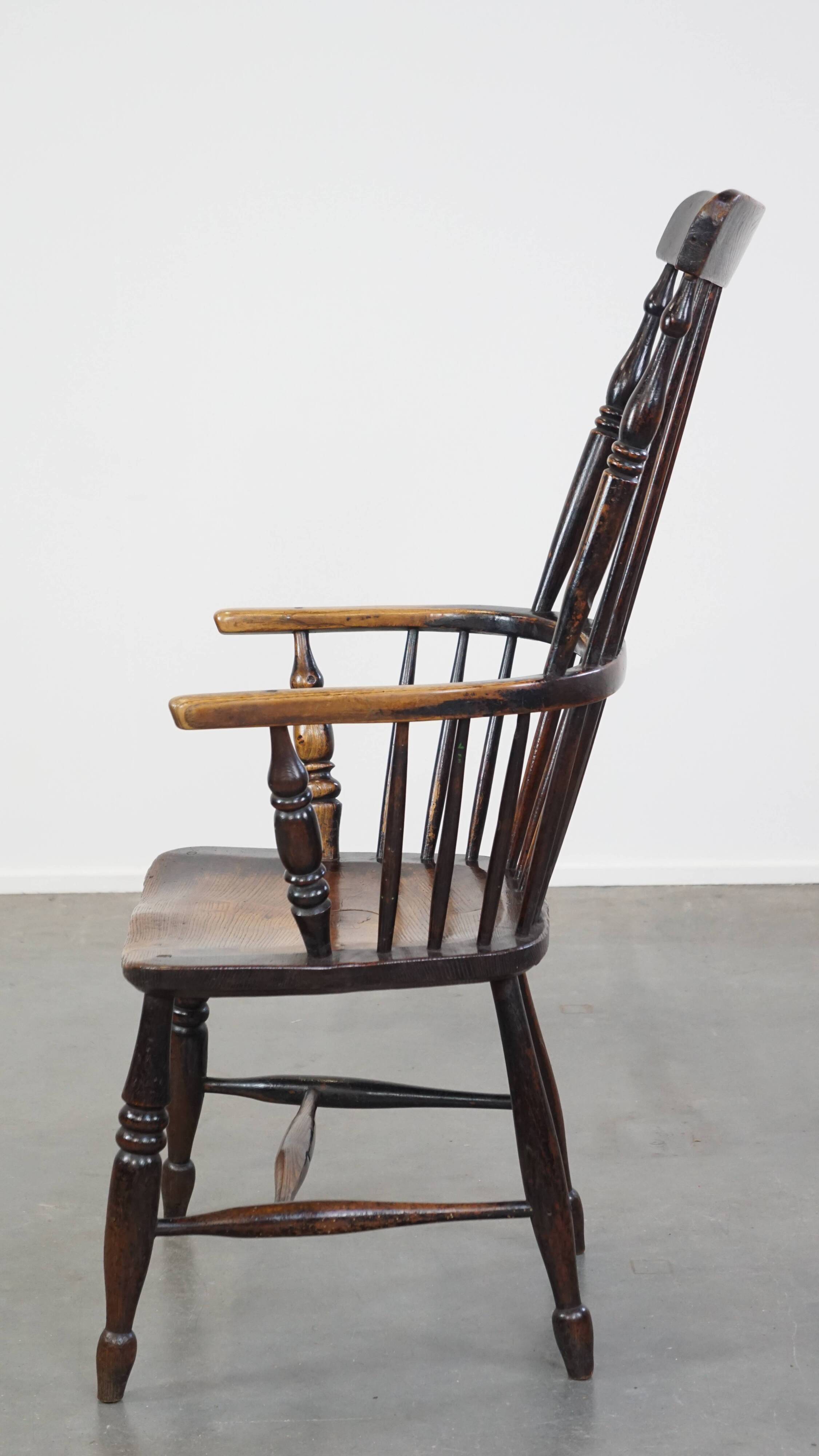 Antique Wooden Spindle Windsor Chair