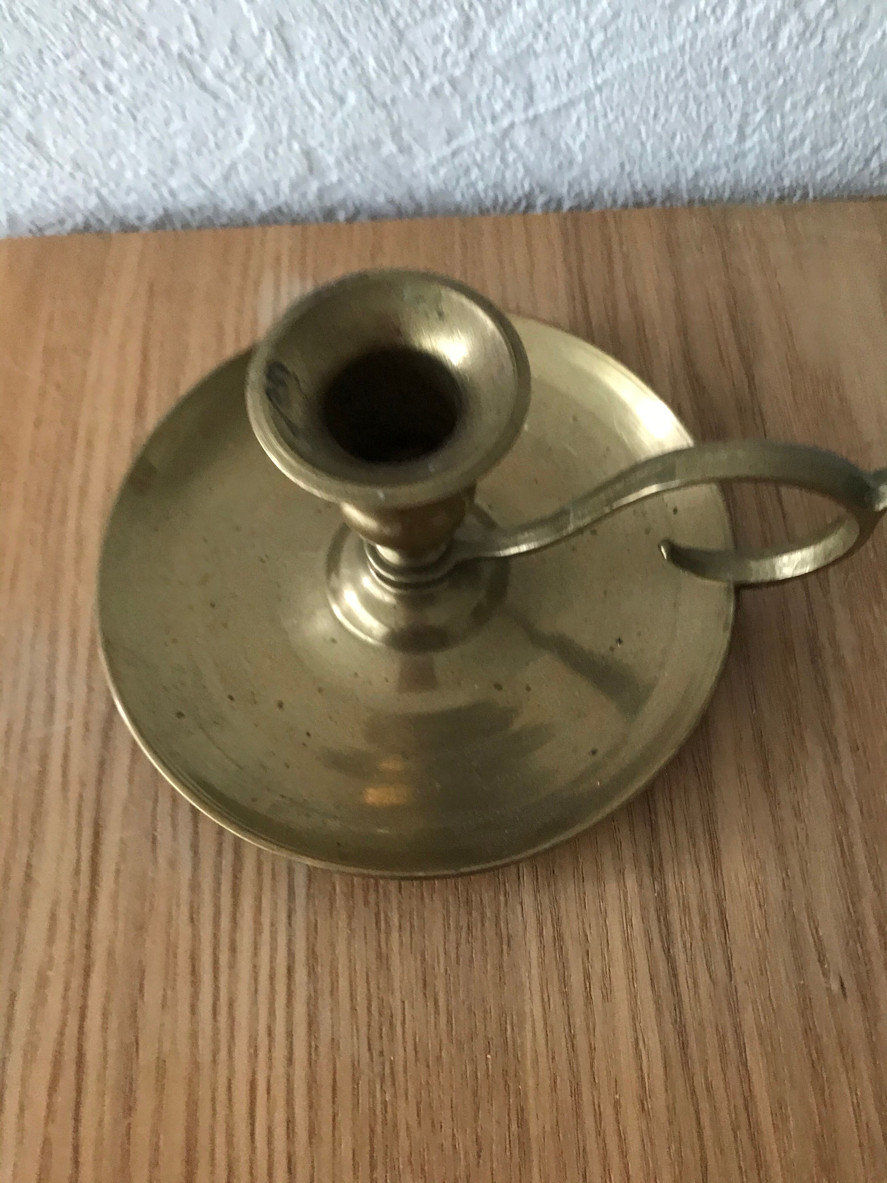 Brass candlestick