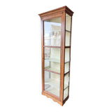 Antique display cabinet, small dresser, antique glass-fronted bookcase.