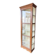 Antique display cabinet, small dresser, antique glass-fronted bookcase.