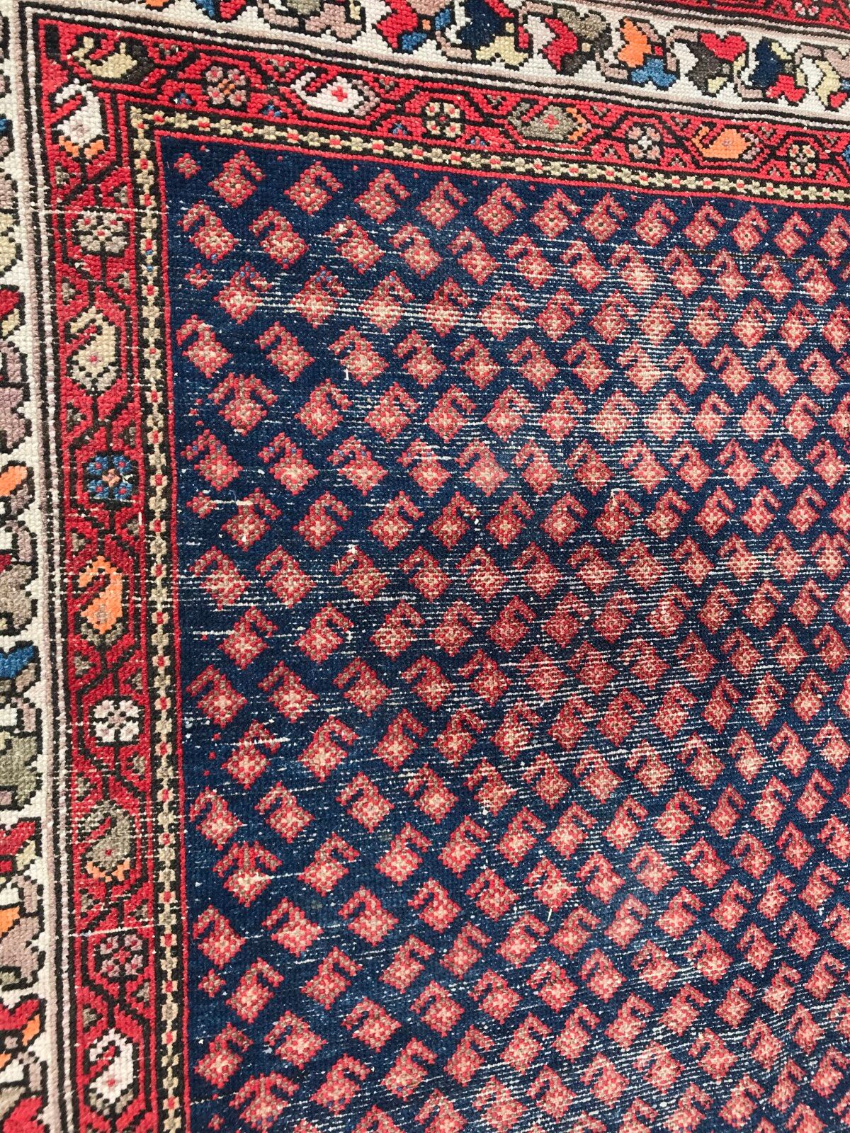 Carpet old malayer corridor Iran 106 X 390 CM