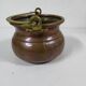 Old copper cauldron