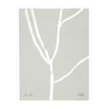 Abstract lines on grey giclee print, 50x70cm