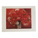 Lithographie (EA) signée Michel Henry - Bouquet Rouge 2005