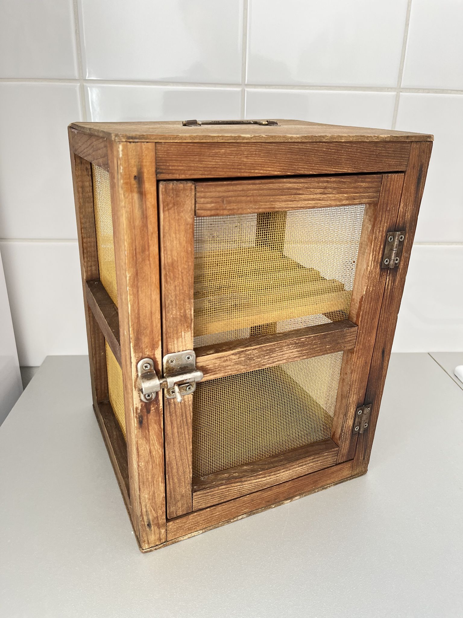 Old wooden pantry