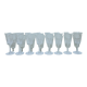 8 stemmed glasses 12.5cl