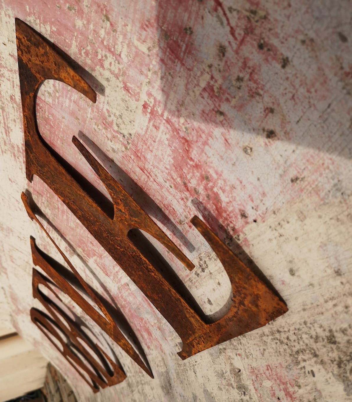 Dream in metallic letters