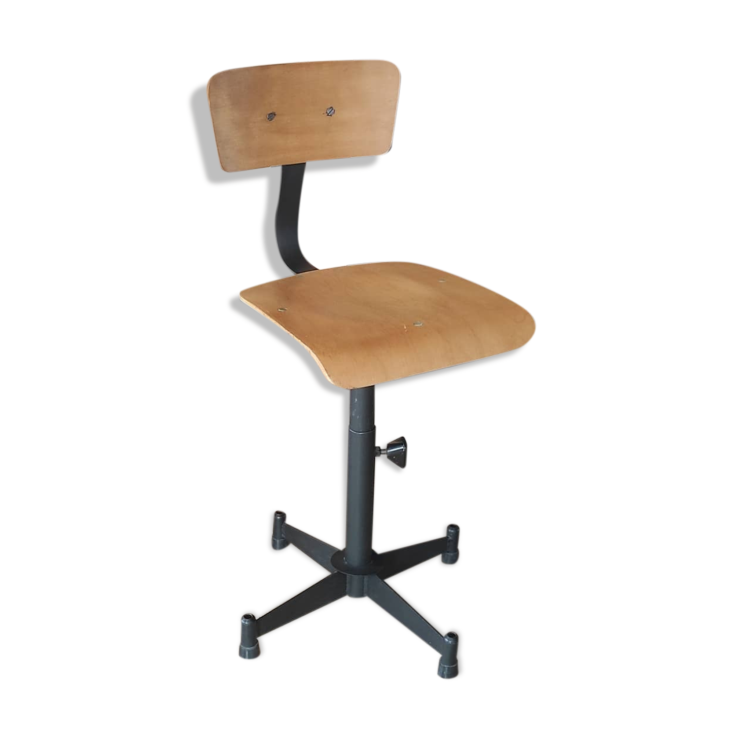 Chaise industrielle d'atelier