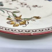 Victorian plate set by Brownfield & Sons model "Texas" England 1880