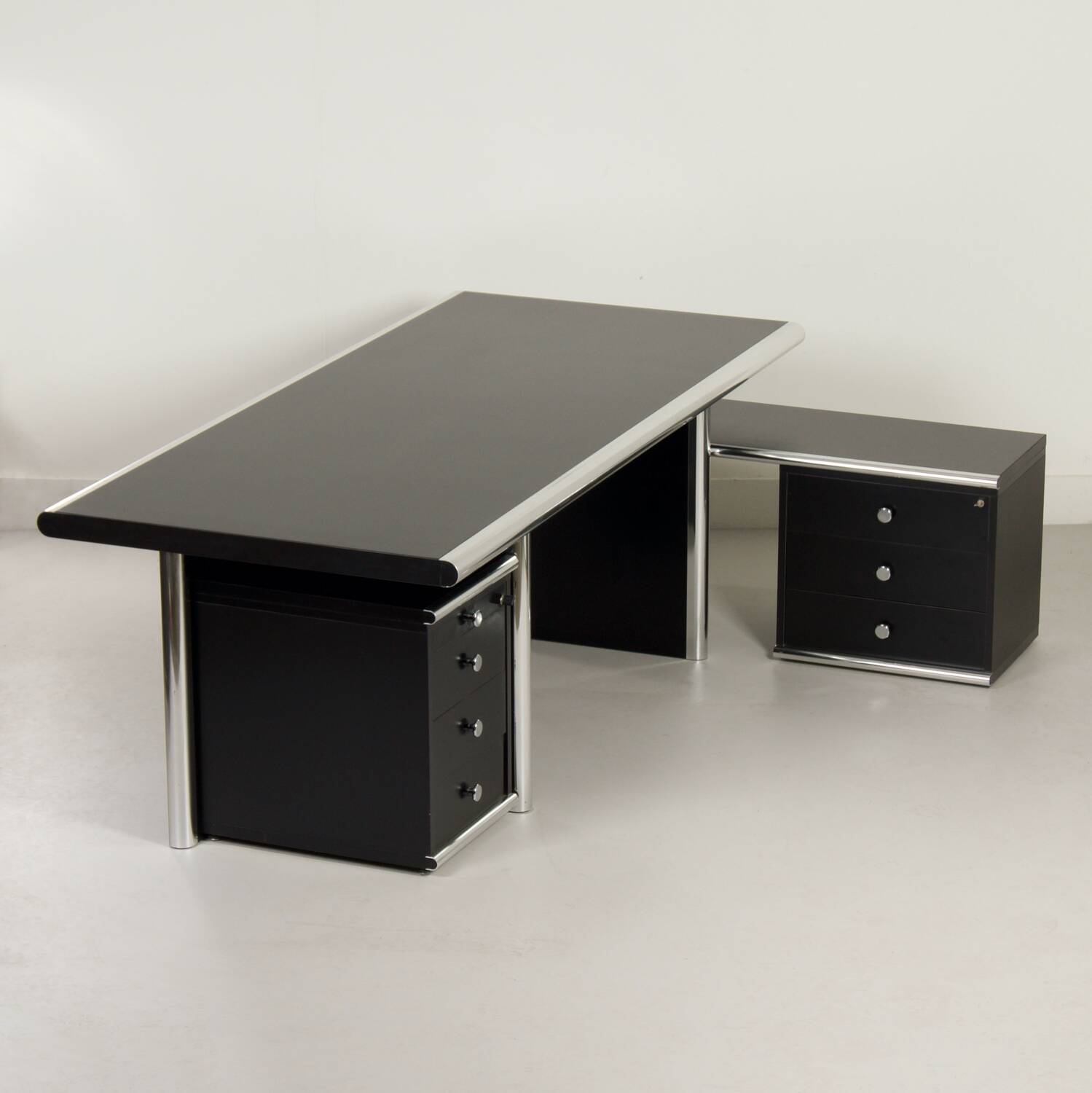 Executive desk ‘big’ by g. faleschini for i4 mariani italy, 2000s | 5-piece