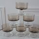 6 cuts in smoked glass 70s