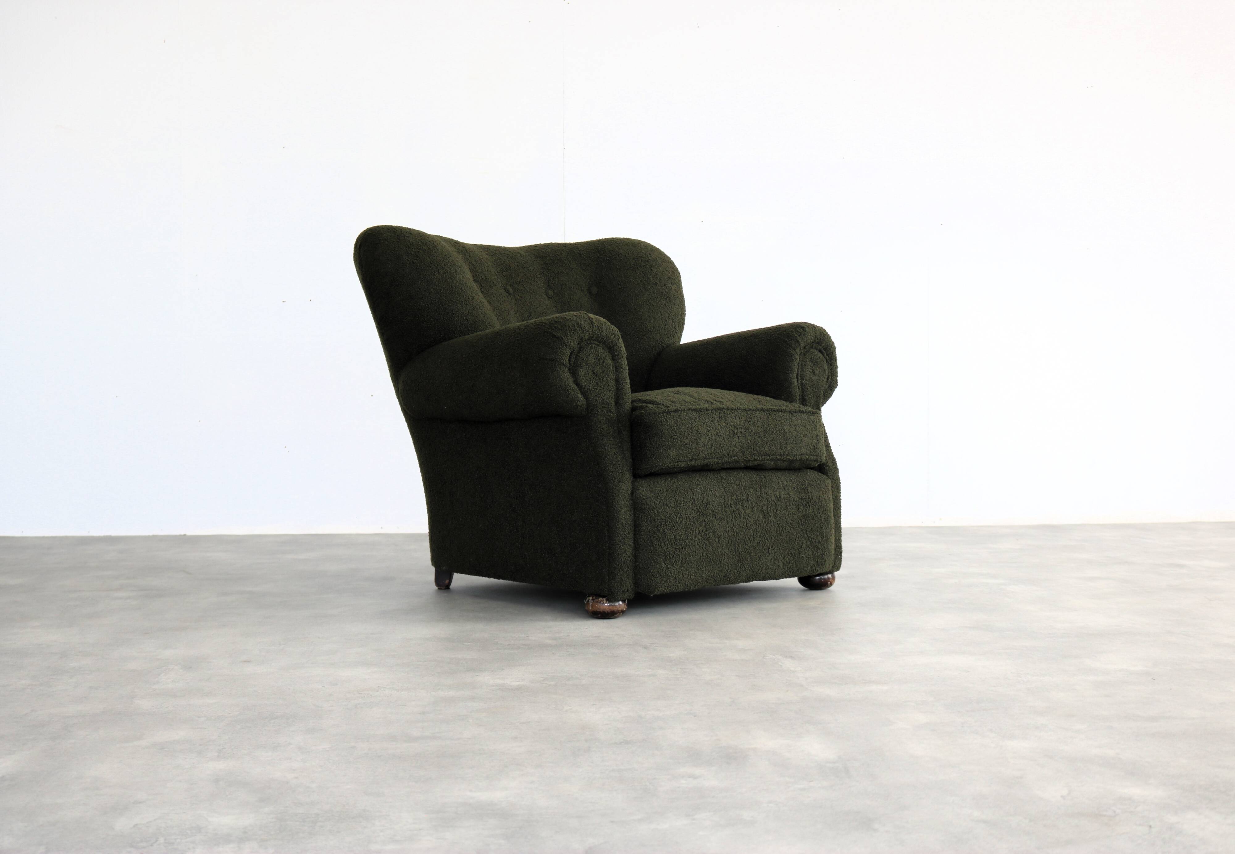 fauteuil vintage | années 1950 | Fritz Hansen | Danemark