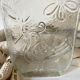 Carafe en verre Empoli vintage