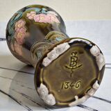 Art Nouveau vase in Barbotine