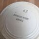 Cup and saucer Sarreguemines model Bitche – Ironstone