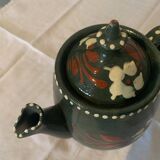 Coffee maker and pot set in Alsace stoneware