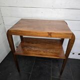 Art Deco Style Walnut Side Table
