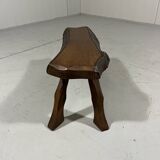 Petite table d'appoint rectangulaire brutaliste pour plantes, années 1960-70