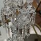 Pair of Baccarat Crystal Girandole Candlesticks