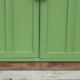 Renovated antique buffet – Herbarium Green (Libéron)
