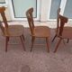 Lot 7 chaises de bistrot bois, année 70/80/90