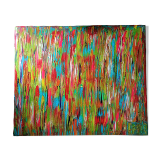 Abstract oil painting painting