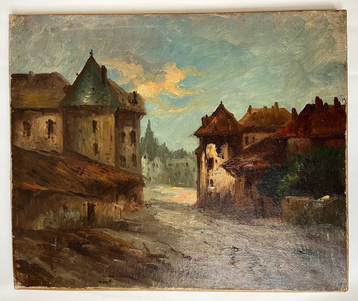 Tableau: oil on canvas Landscape