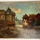 Tableau: oil on canvas Landscape