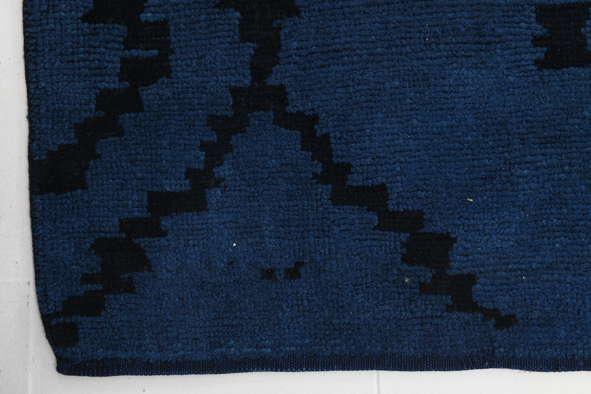Navy Blue Hemp Carpet Rug,293x219Cm