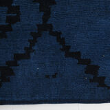 Navy Blue Hemp Carpet Rug,293x219Cm