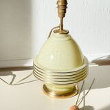 Pied de lampe verre de clichy