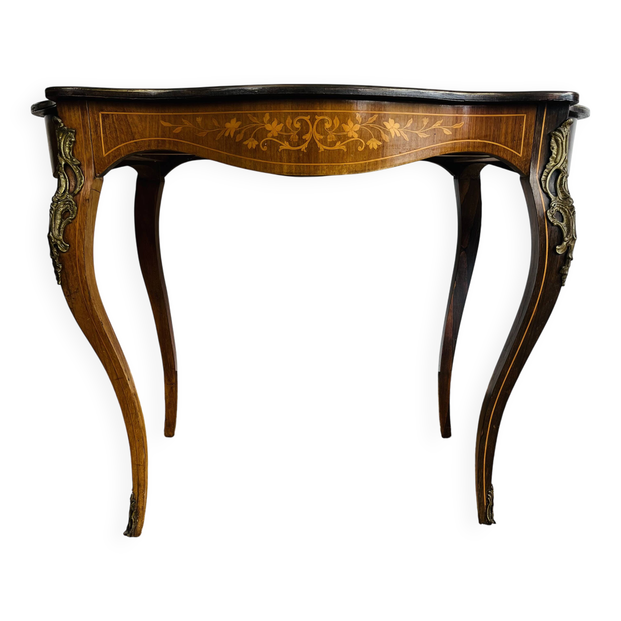 Louis XV style inlaid violin table – Napoleon III period