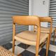 Set of 4 Møller 75 chairs in oak