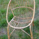 Fauteuil rotin vintage