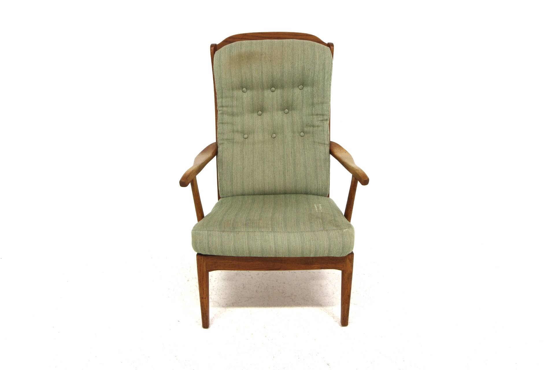 Scandinavian armchair "Stora Fjäderbrickan" by Carl Malmsten, Sweden, 1970