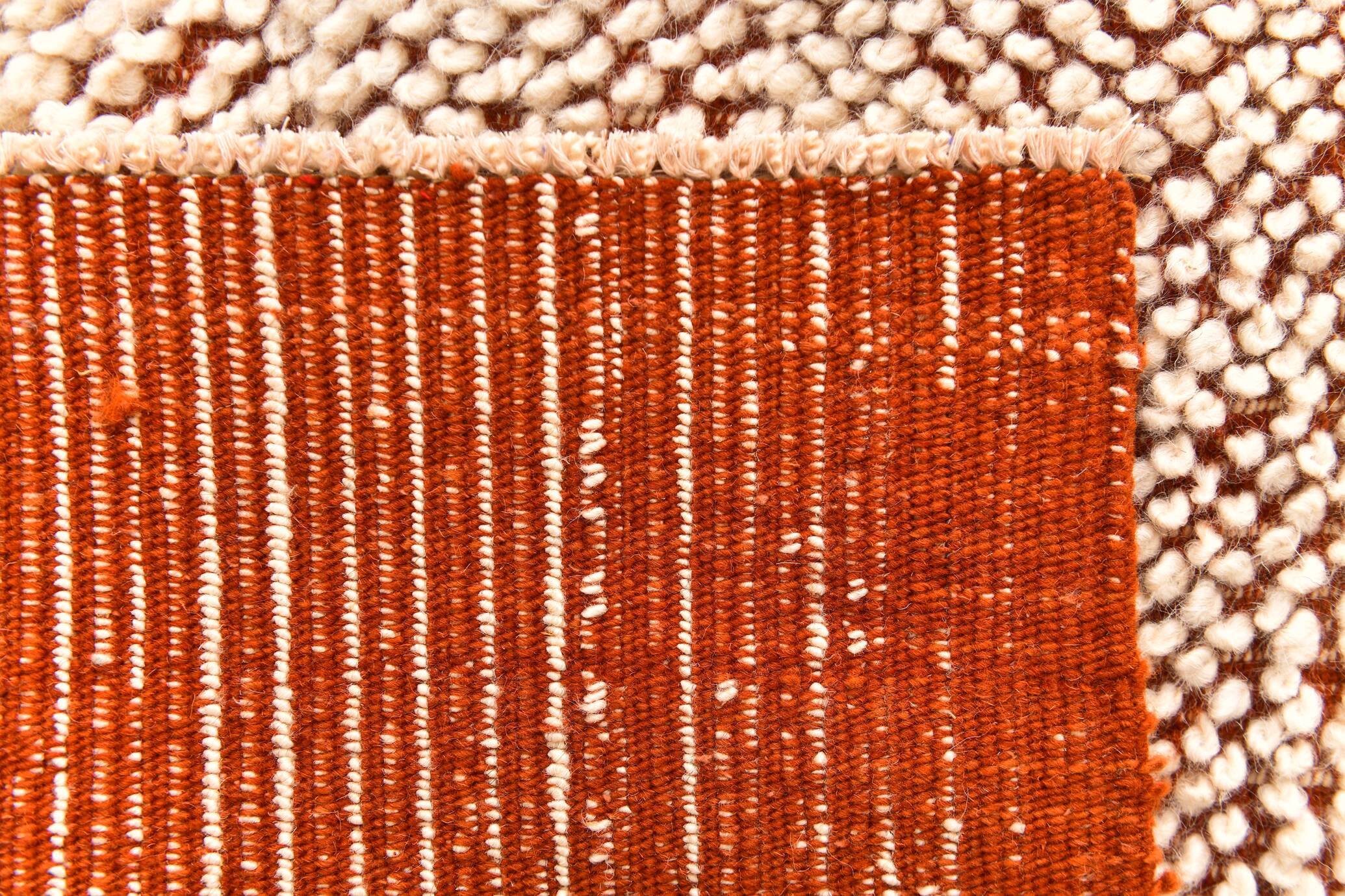 6x10 Terracotta Vintage Kilim Rug, 195x300Cm