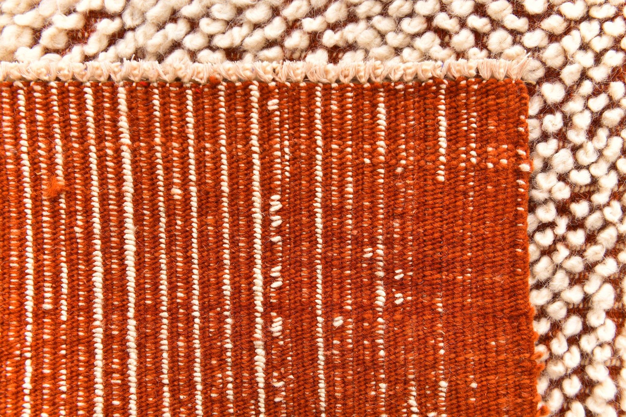 6x10 Terracotta Vintage Kilim Rug, 195x300Cm