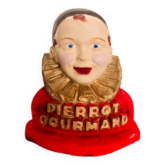 Pierrot gourmand lollipop holder old vintage