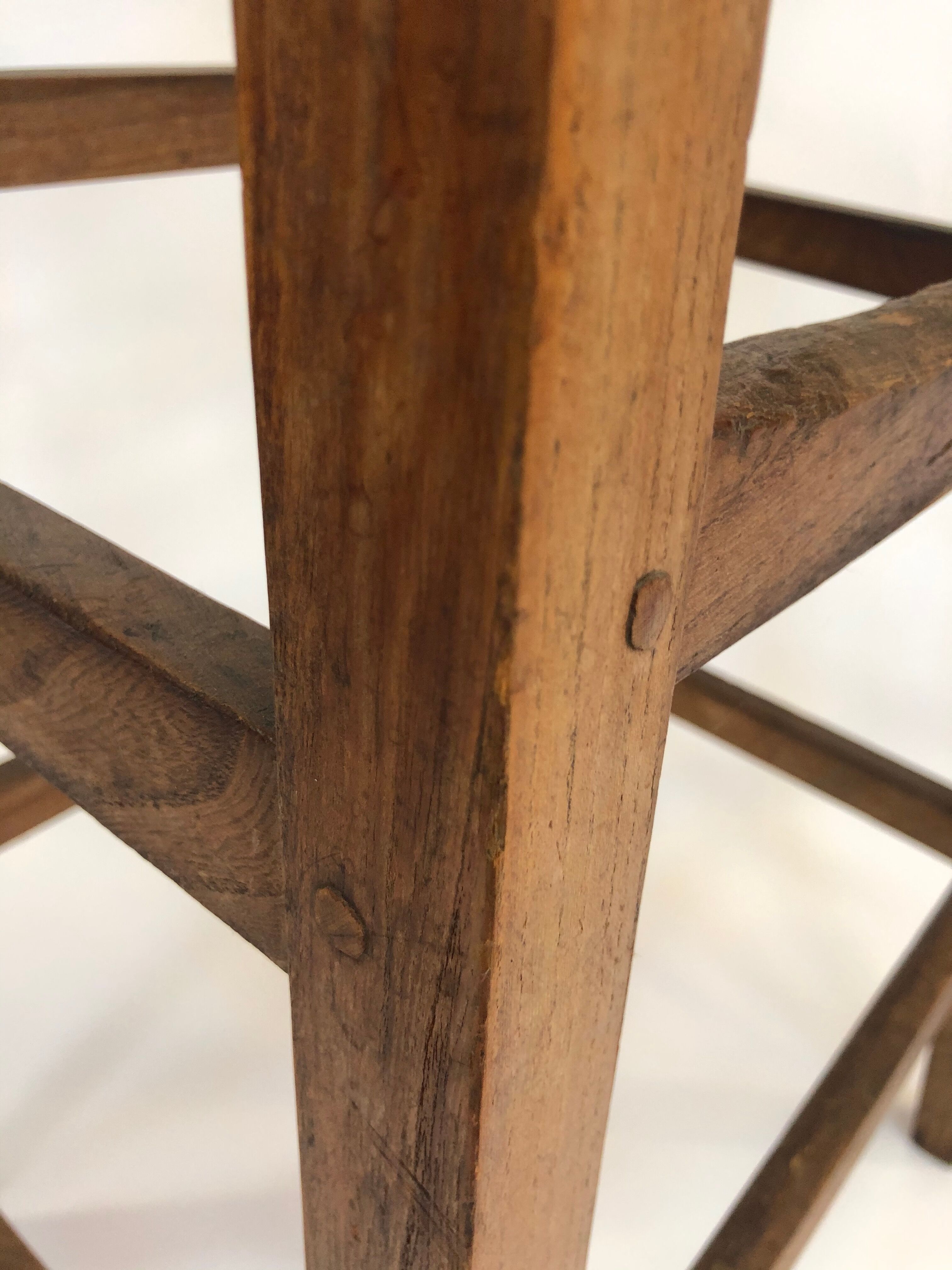 Minimalist wooden bar stool 40-50s