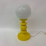 Space age yellow table lamp , 1970's