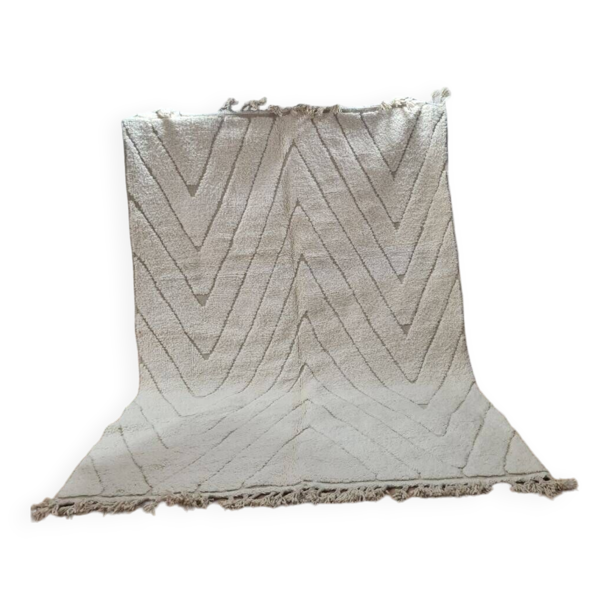 Handmade wool Berber rug 300X200 cm