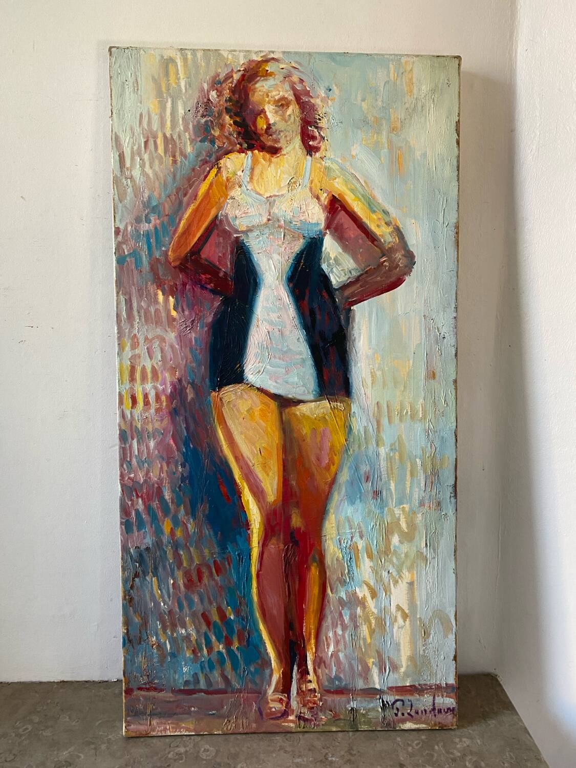 Bather signed Patrice Landauer