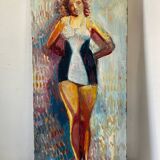Baigneuse signée Patrice Landauer